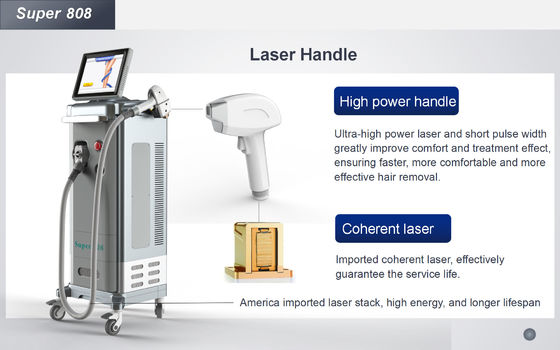 ICE Cooling Diode Laser Hair Removal Machine Untuk Rumah 3 Panjang Gelombang 500W