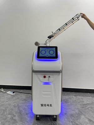 Dua Lampu Picosecond Laser Machine 2700W Laser Power 450-2000ps Pulse Eva-ND03