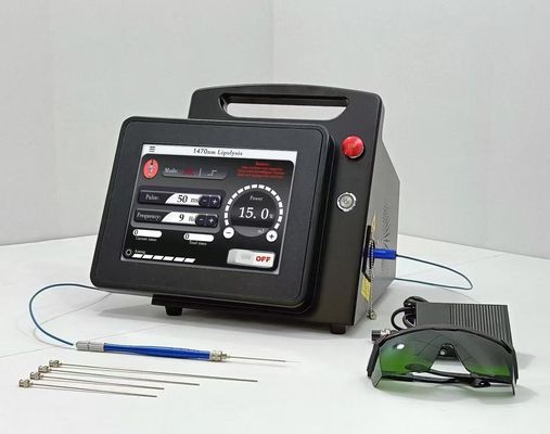 Area Pengobatan Abdomen Laser Lipolysis 1470nm Diode Fiber Laser Machine