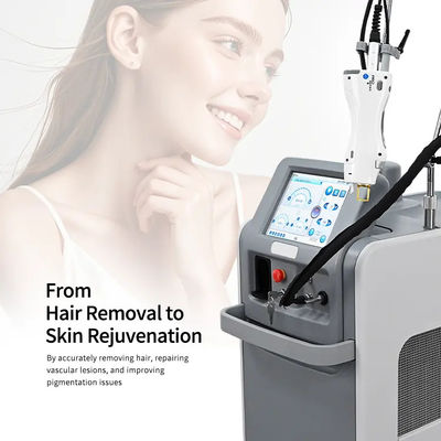 755nm Alexandrite Laser 1064nm ND YAG Long Pulse Laser Super Kuat Penghapusan Rambut Alexandrite Beauty Machine Alex Laser