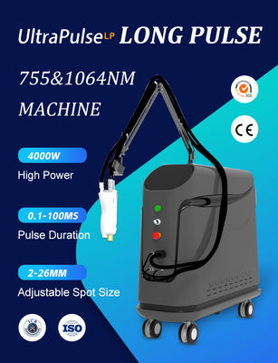 Penghapusan Lesi Pigmen Laser 755 1064nm Alex Pulsa Panjang Pulsa Pendek Alexandrite Yag Mesin Penghapusan Rambut Laser