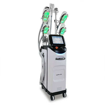 Salon Kecantikan 800W Mesin Cryolipolysis 7 Menangani Dengan RF Kavitasi